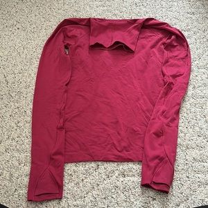 EUC Lululemon Pink Turtleneck Long Sleeve Top
